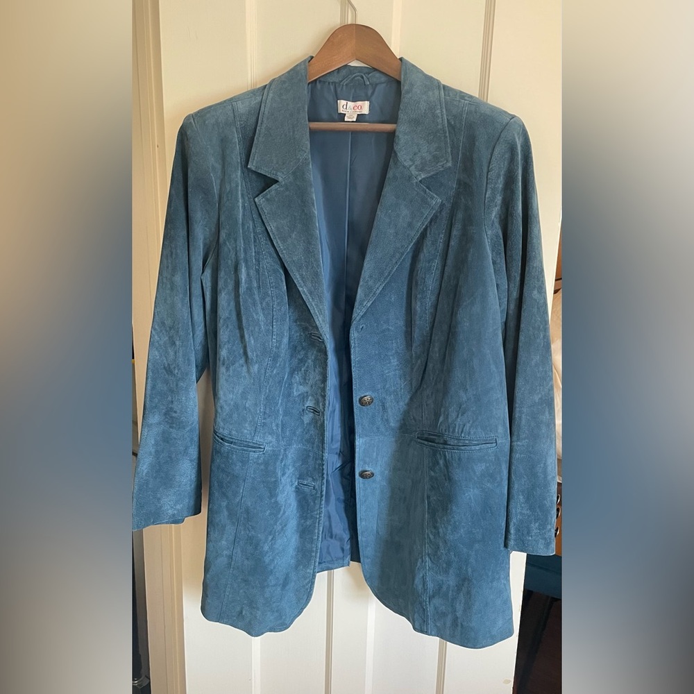 Women's Denim & Co Genuine Leather Jacket (2X)